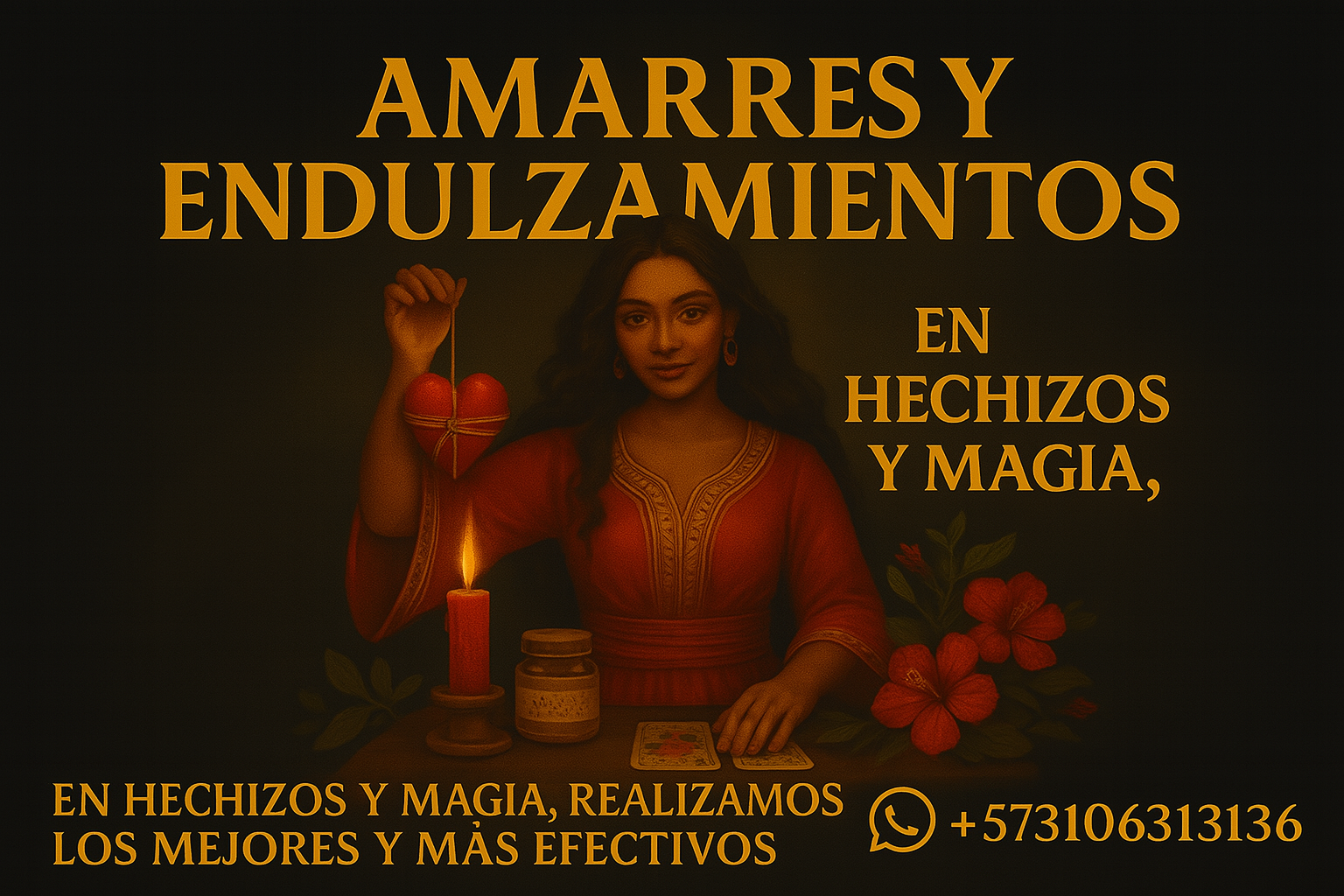 Amarres y Endulzamientos con Hechizos y Magia