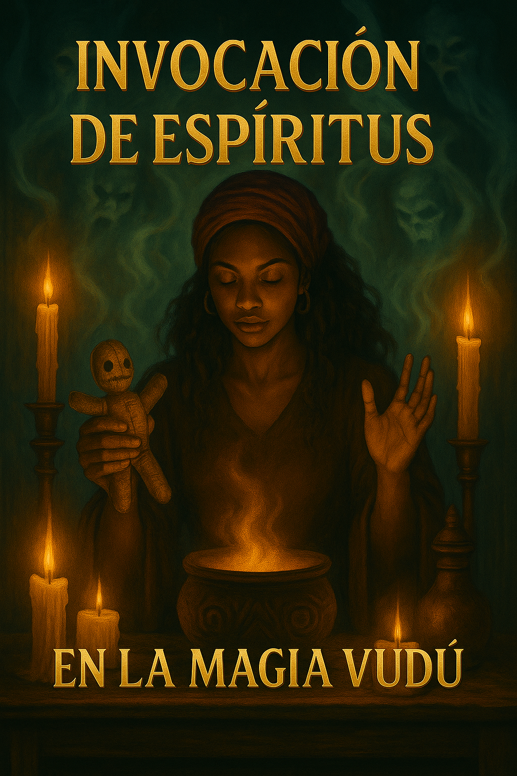 Invocación de Espíritus en la Magia Vudú con símbolos Vèvè