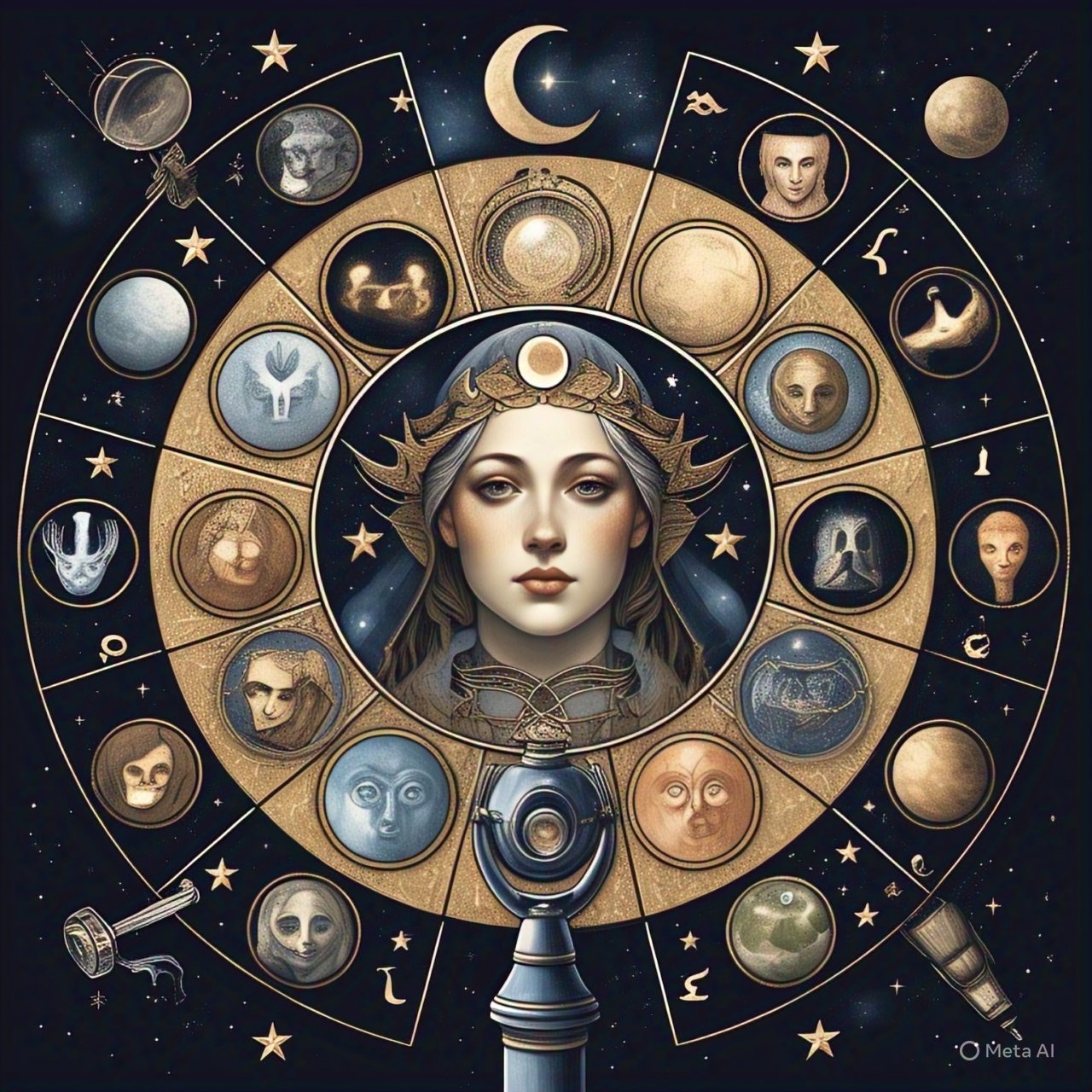 Cartel del Curso de Astrología