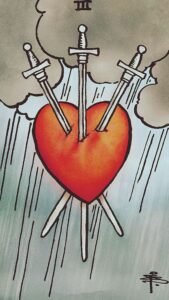 [Imagen de la carta Tres de Espadas]