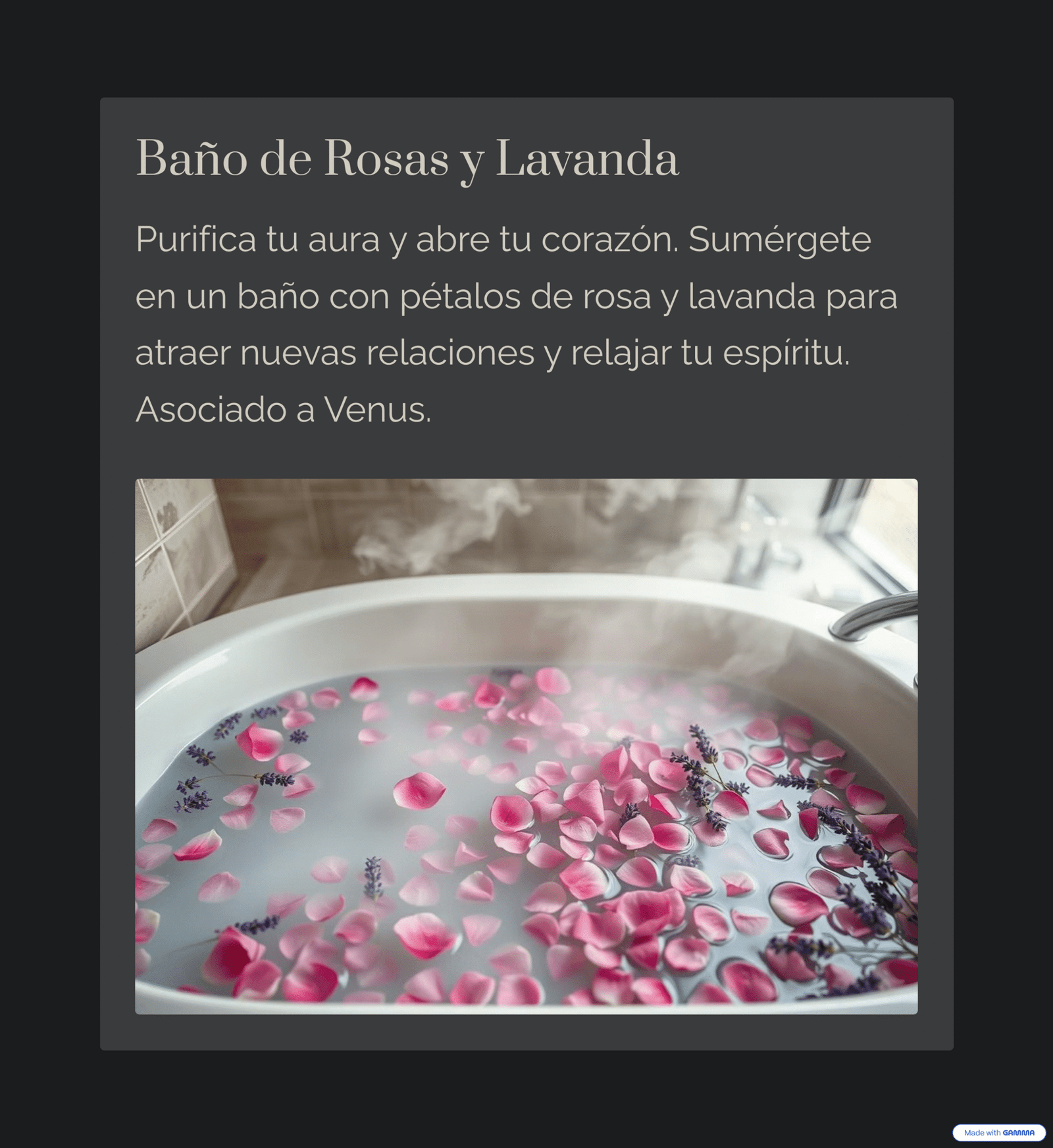 Baño mágico con rosas y lavanda para atraer el amor