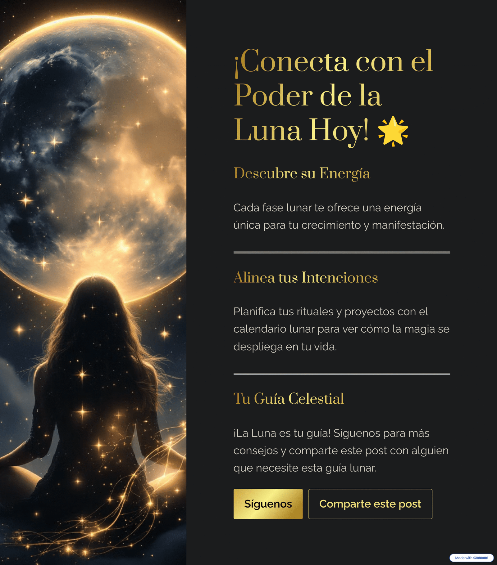 Conecta con el poder de la Luna